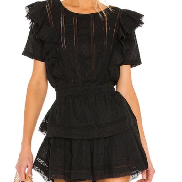 LoveShackFancy Dresses & Skirts - LOVESHACKFANCY Black Hillary Dress